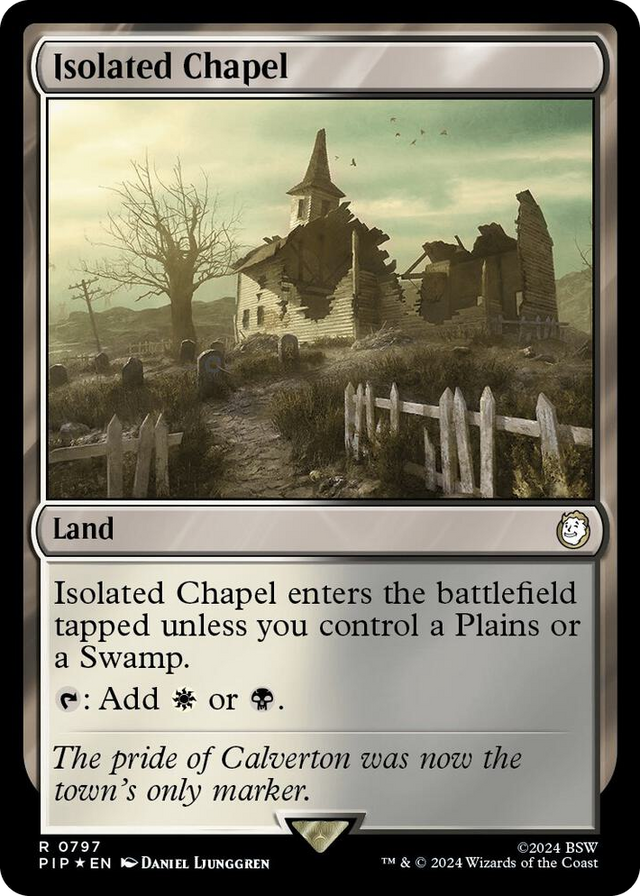 0797 Isolated Chapel (Surge Foil) R Universes Beyond: Fallout