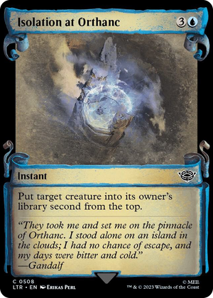 0508 Isolation at Orthanc (Showcase Scrolls) C Universes Beyond: The Lord of the Rings: Tales of Middle-earth