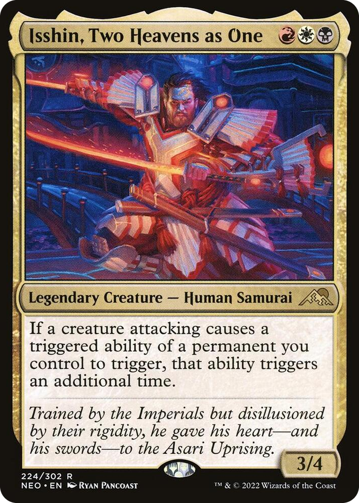 0224 Isshin, Two Heavens as One R Kamigawa: Neon Dynasty