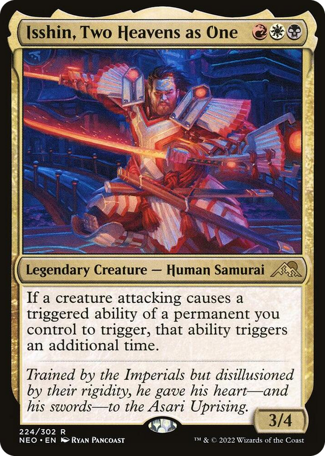 0224 Isshin, Two Heavens as One R Kamigawa: Neon Dynasty