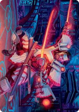 0014 Isshin, Two Heavens as One Art Card (14/81) S Art Series: Kamigawa: Neon Dynasty
