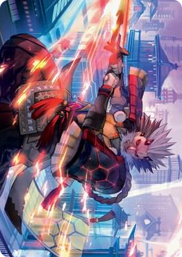 0069 Isshin, Two Heavens as One Art Card (69/81) S Art Series: Kamigawa: Neon Dynasty