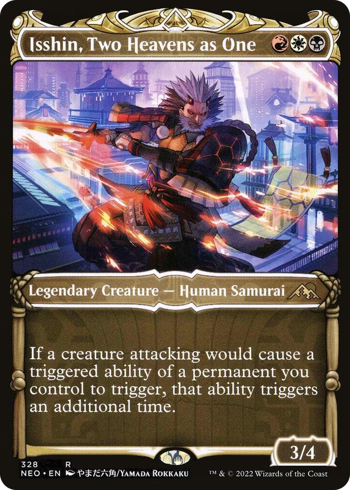 0328 Isshin, Two Heavens as One (Showcase) R Kamigawa: Neon Dynasty