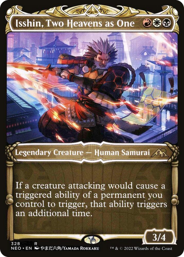 0328 Isshin, Two Heavens as One (Showcase) R Kamigawa: Neon Dynasty