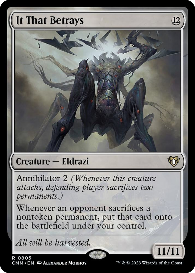 0805 It That Betrays R Commander Masters