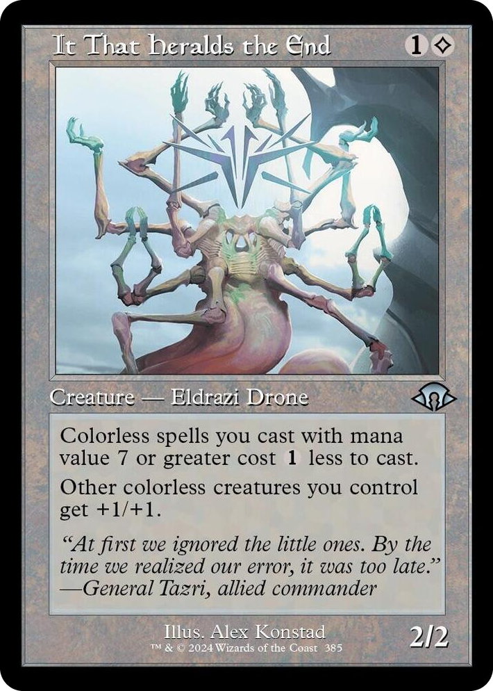 0385 It That Heralds the End (Retro Frame) U Modern Horizons 3