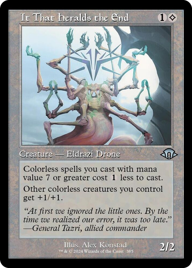 0385 It That Heralds the End (Retro Frame) U Modern Horizons 3