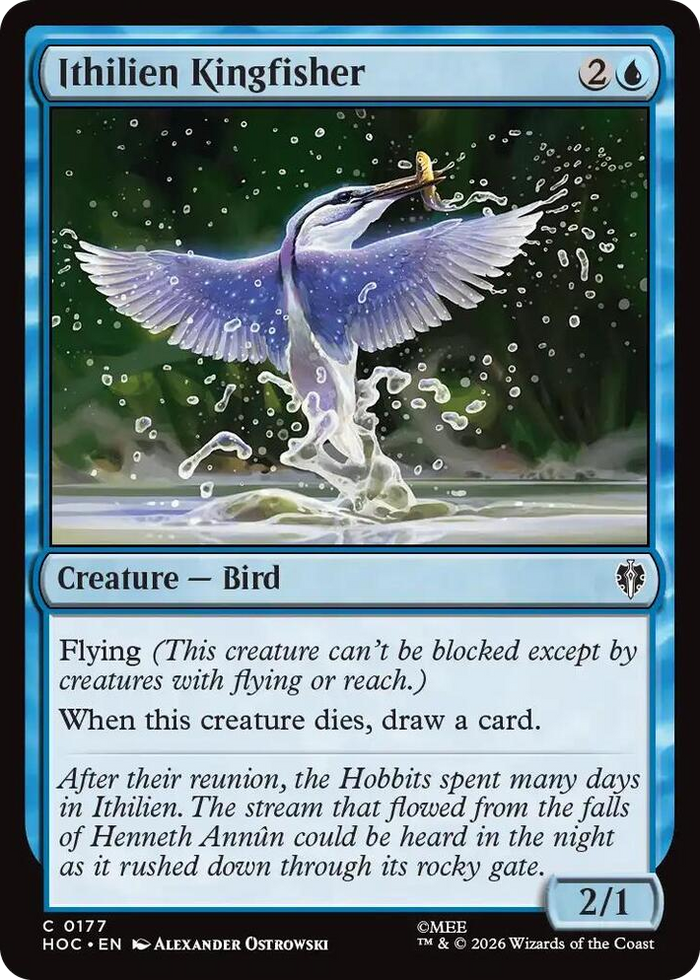 Ithilien Kingfisher #177 C - The Hobbit: Eternal-Legal Pokemon card