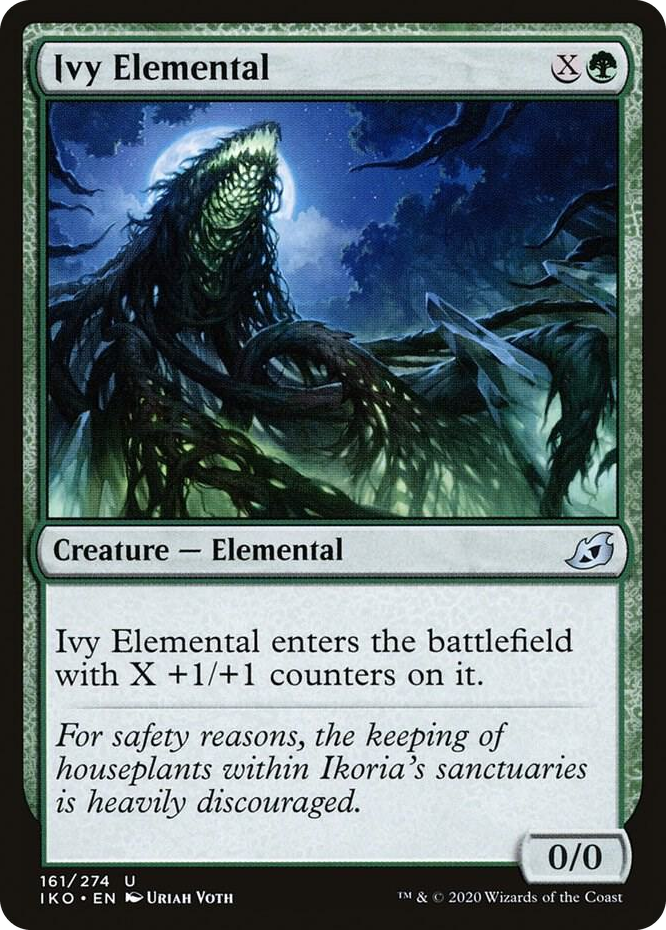 0161 Ivy Elemental U Lair of Behemoths
