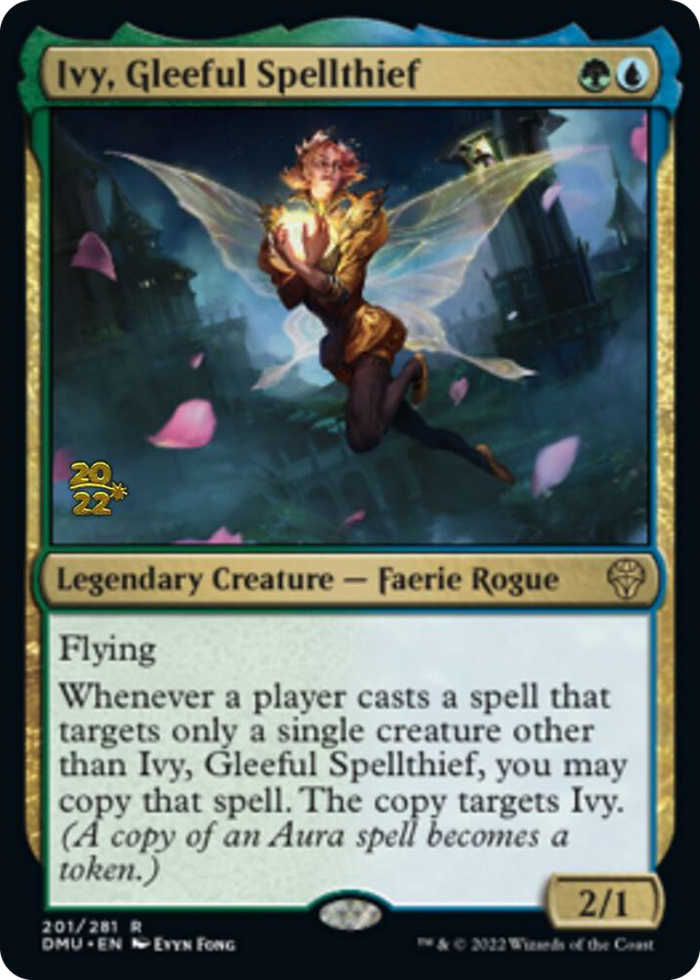 0201 Ivy, Gleeful Spellthief R Prerelease Cards