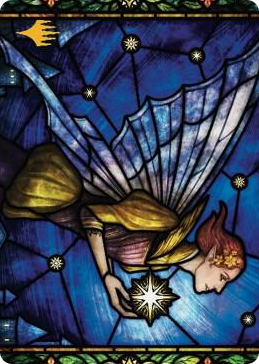 0072 Ivy, Gleeful Spellthief Art Card (Gold-Stamped Signature) S Art Series: Dominaria United
