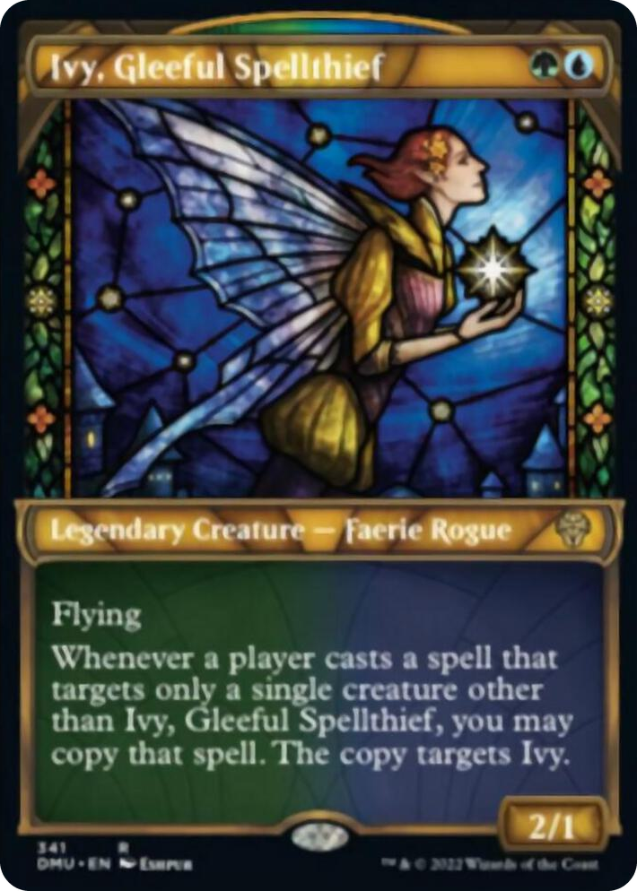 0341 Ivy, Gleeful Spellthief (Textured Foil) R Dominaria United