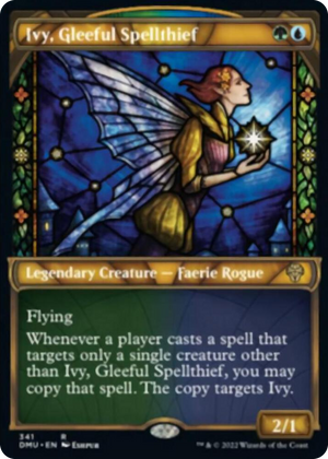 0341 Ivy, Gleeful Spellthief (Textured Foil) R Dominaria United