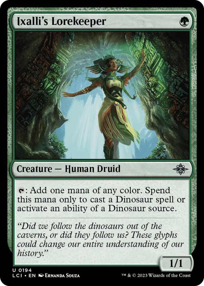 0194 Ixalli's Lorekeeper U The Lost Caverns of Ixalan