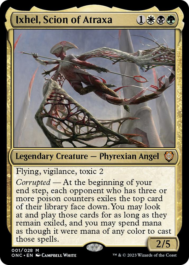 0001 Ixhel, Scion of Atraxa M Commander: Phyrexia: All Will Be One