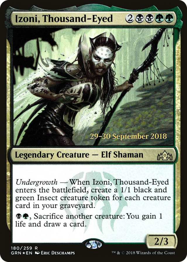 0180 Izoni, Thousand-Eyed R Prerelease Cards