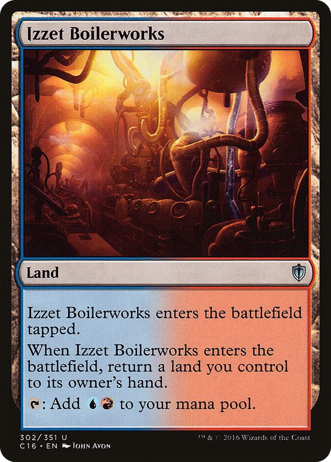 Izzet Boilerworks #302 U - Commander 2016 Pokemon card