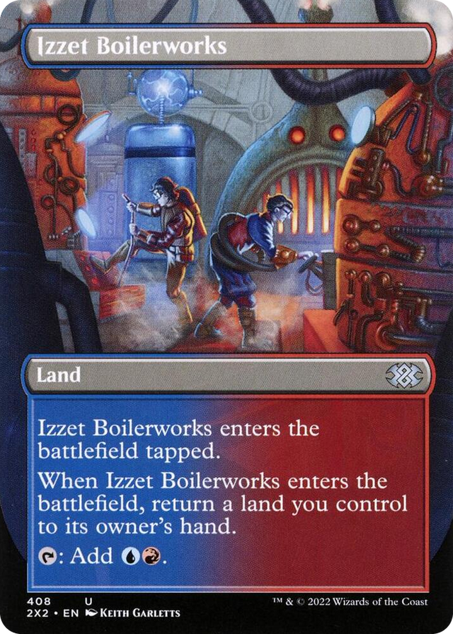 0408 Izzet Boilerworks (Borderless) U Double Masters 2022