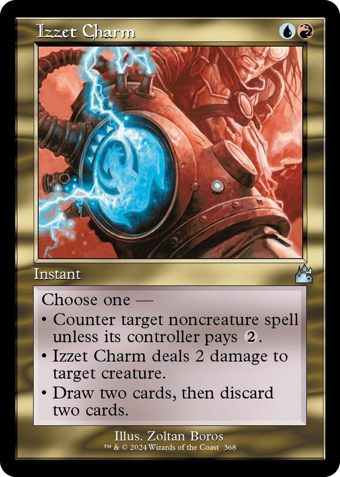Izzet Charm (Retro Frame) #368 U - Ravnica Remastered Pokemon card