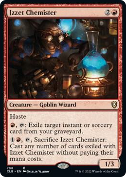 0798 Izzet Chemister R Commander Legends: Battle for Baldur's Gate