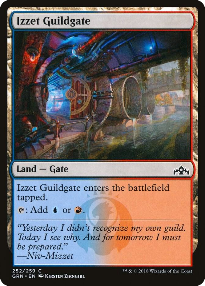 0252 Izzet Guildgate (252) C Guilds of Ravnica