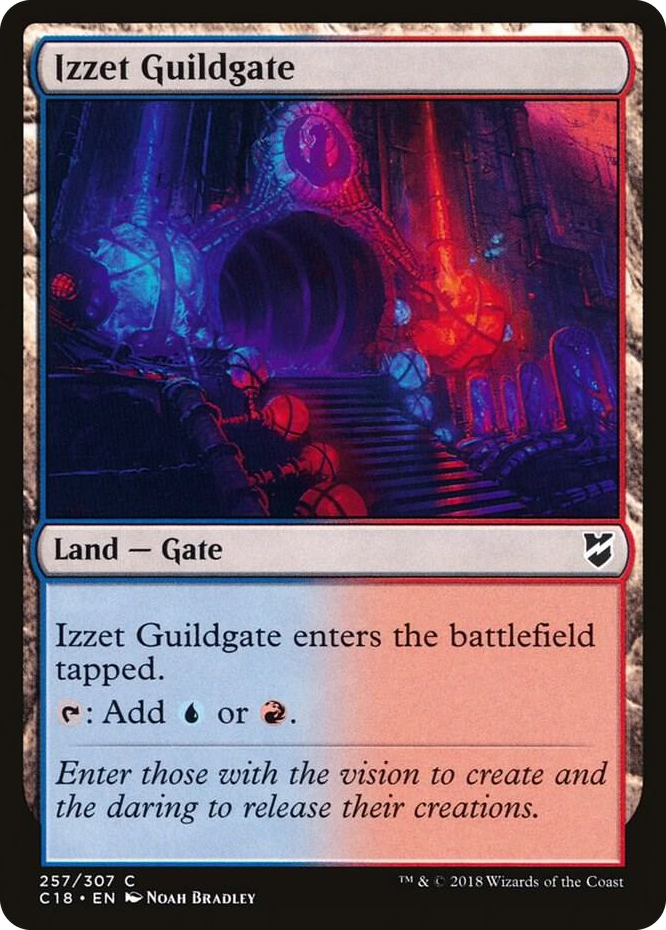 0257 Izzet Guildgate C Commander 2018