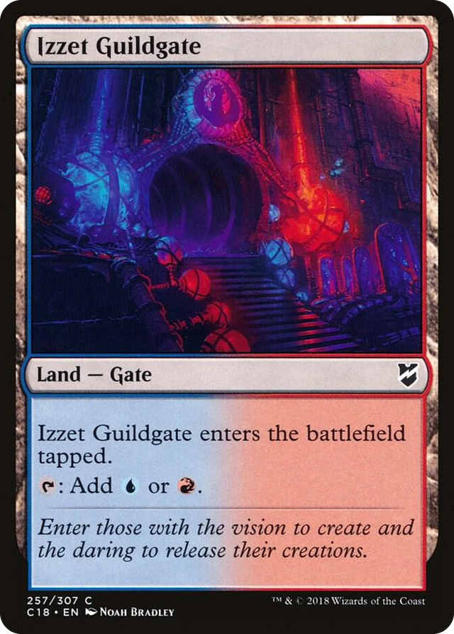 0257 Izzet Guildgate C Commander 2018