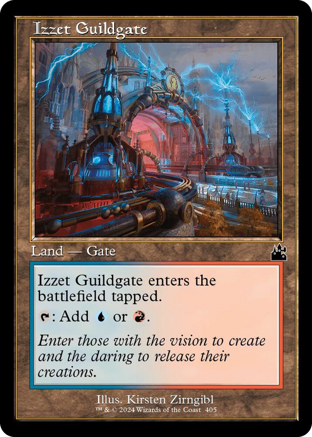 0405 Izzet Guildgate (Retro Frame) C Ravnica Remastered