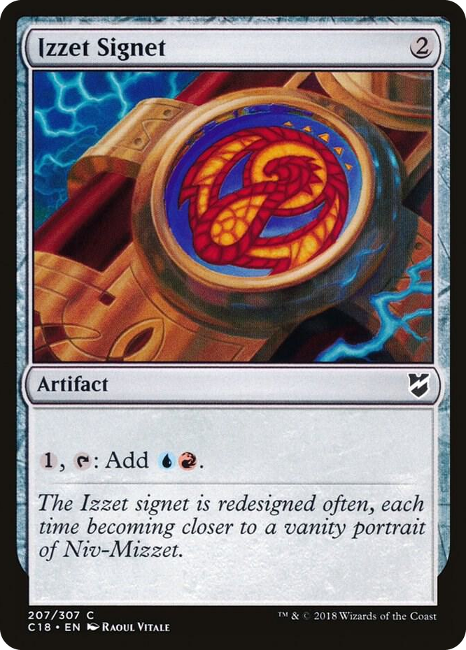 0207 Izzet Signet C Commander 2018