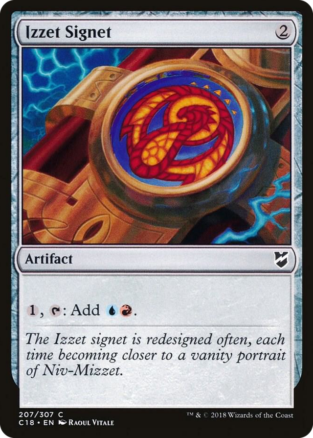 0207 Izzet Signet C Commander 2018