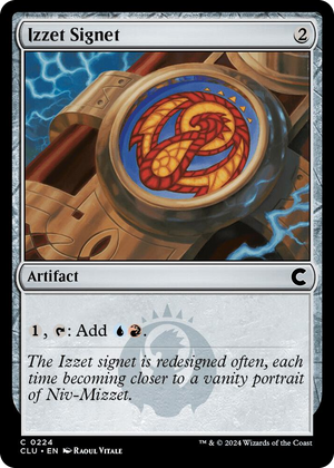0224 Izzet Signet C Ravnica: Clue Edition