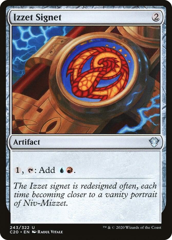 0243 Izzet Signet U Commander 2020