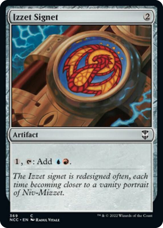0369 Izzet Signet C Commander: Streets of New Capenna