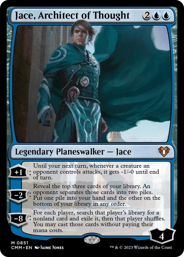 0851 Jace, Architect of Thought M Commander Masters