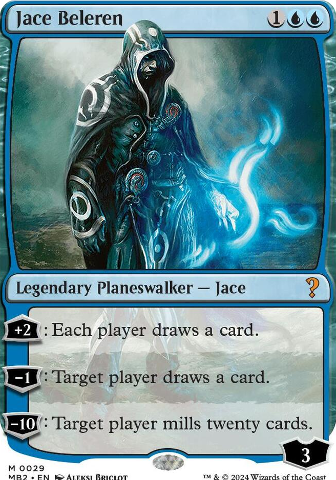 0029 Jace Beleren (White Border) M Mystery Booster 2