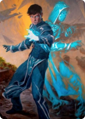 0001 Jace, Mirror Mage Art Card (1/81) S Art Series: Zendikar Rising