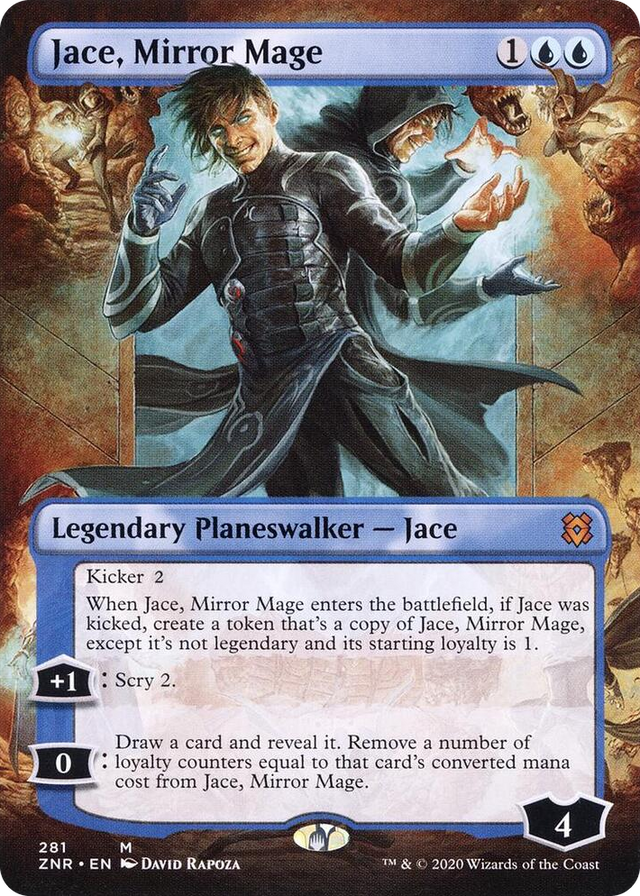 0281 Jace, Mirror Mage (Borderless) M Zendikar Rising