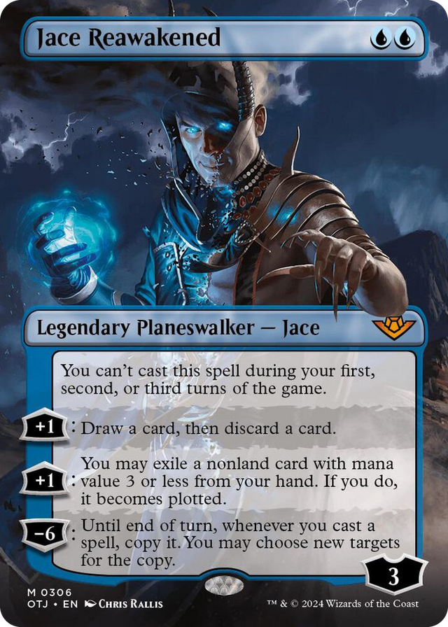 0306 Jace Reawakened (Borderless) M Outlaws of Thunder Junction