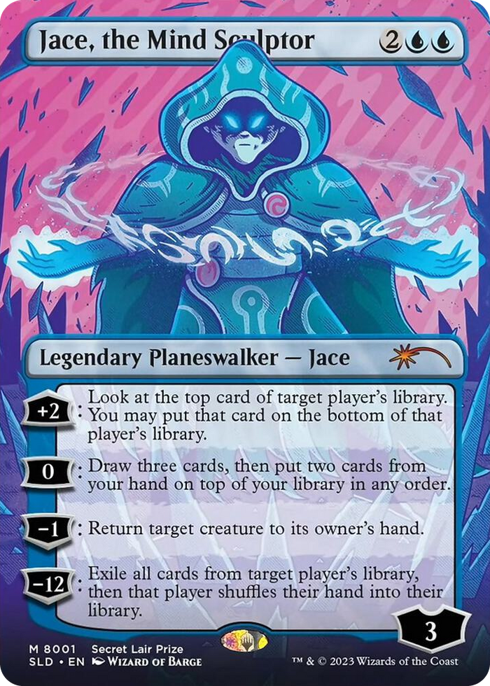 Jace, the Mind Sculptor #8001 M - Secret Lair Showdown Pokemon card