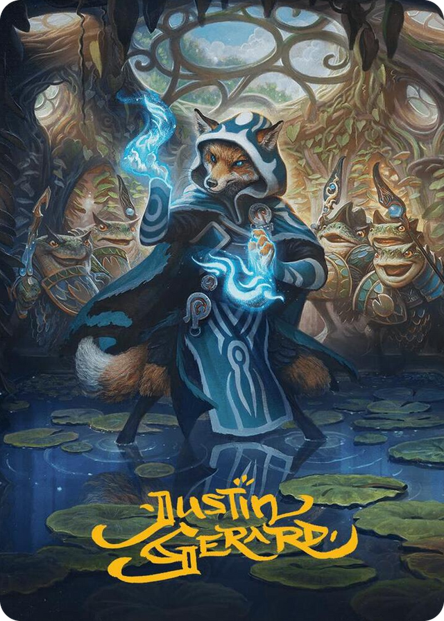 0049 Jace, the Mind Sculptor Art Card (Gold-Stamped Signature) S Art Series: Bloomburrow