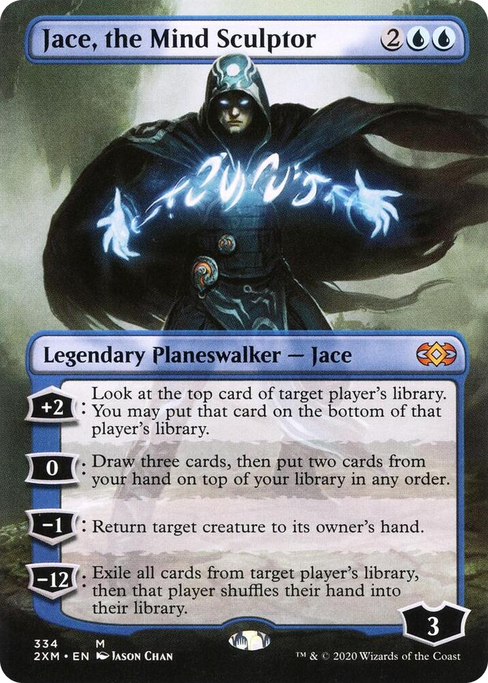 0334 Jace, the Mind Sculptor (Borderless) M Double Masters
