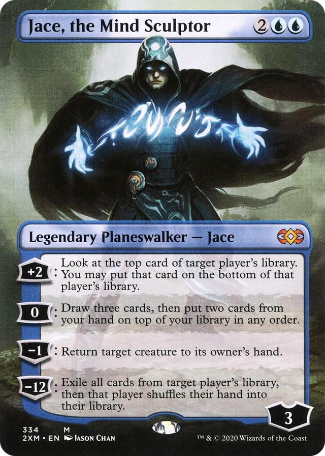 0334 Jace, the Mind Sculptor (Borderless) M Double Masters