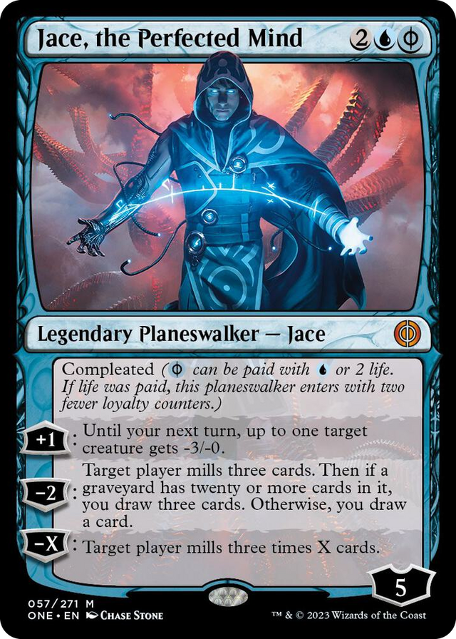 0057 Jace, the Perfected Mind M Phyrexia: All Will Be One