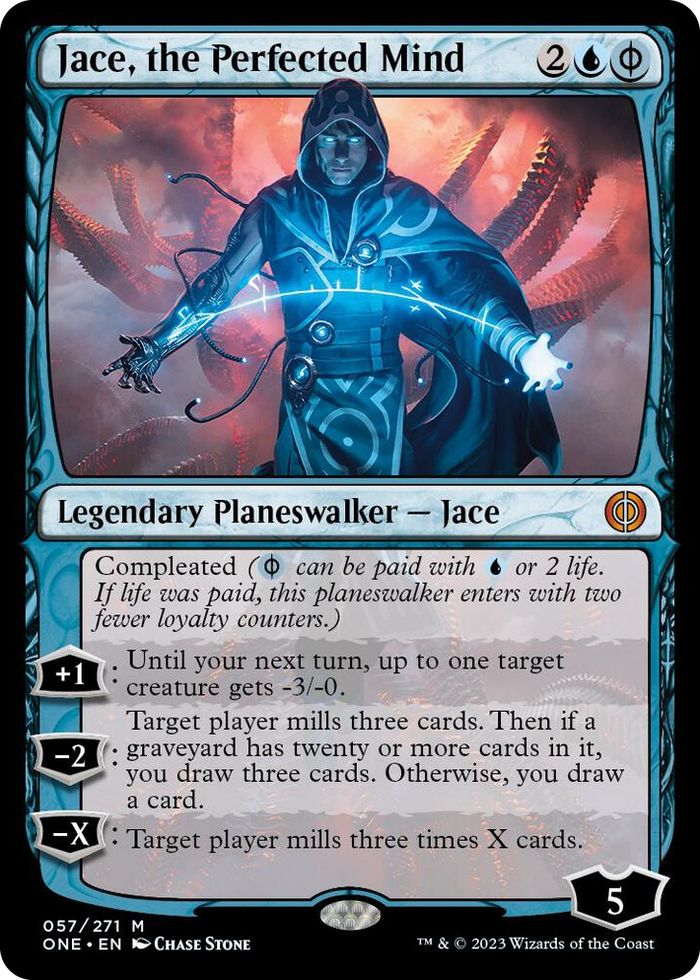 Jace, the Perfected Mind #57 M - Phyrexia: All Will Be One Pokemon card