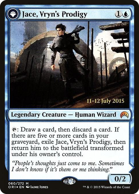 Jace, Vryn's Prodigy #60 M - Prerelease Cards Pokemon card