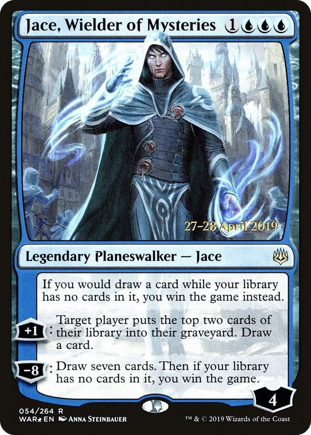 0054 Jace, Wielder of Mysteries R Prerelease Cards