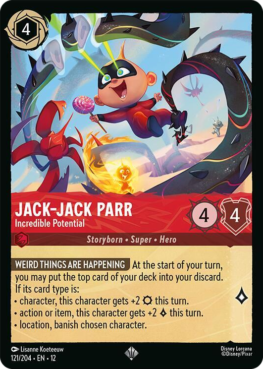 0121 Jack-Jack Parr - Incredible Potential Super Rare Wilds Unknown