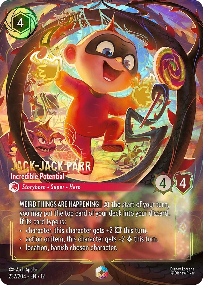 0232 Jack-Jack Parr - Incredible Potential (Enchanted) Enchanted Wilds Unknown
