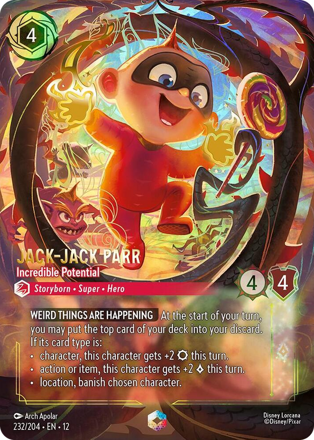 0232 Jack-Jack Parr - Incredible Potential (Enchanted) Enchanted Wilds Unknown