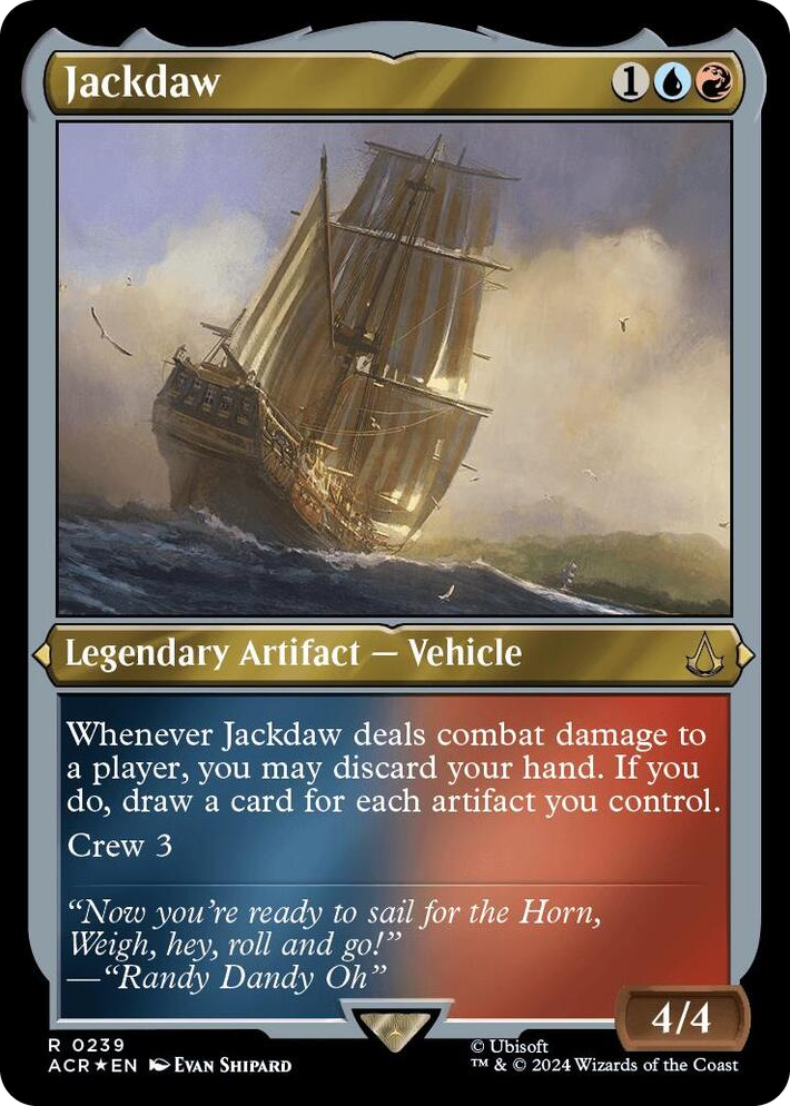 0239 Jackdaw (Foil Etched) R Universes Beyond: Assassin's Creed